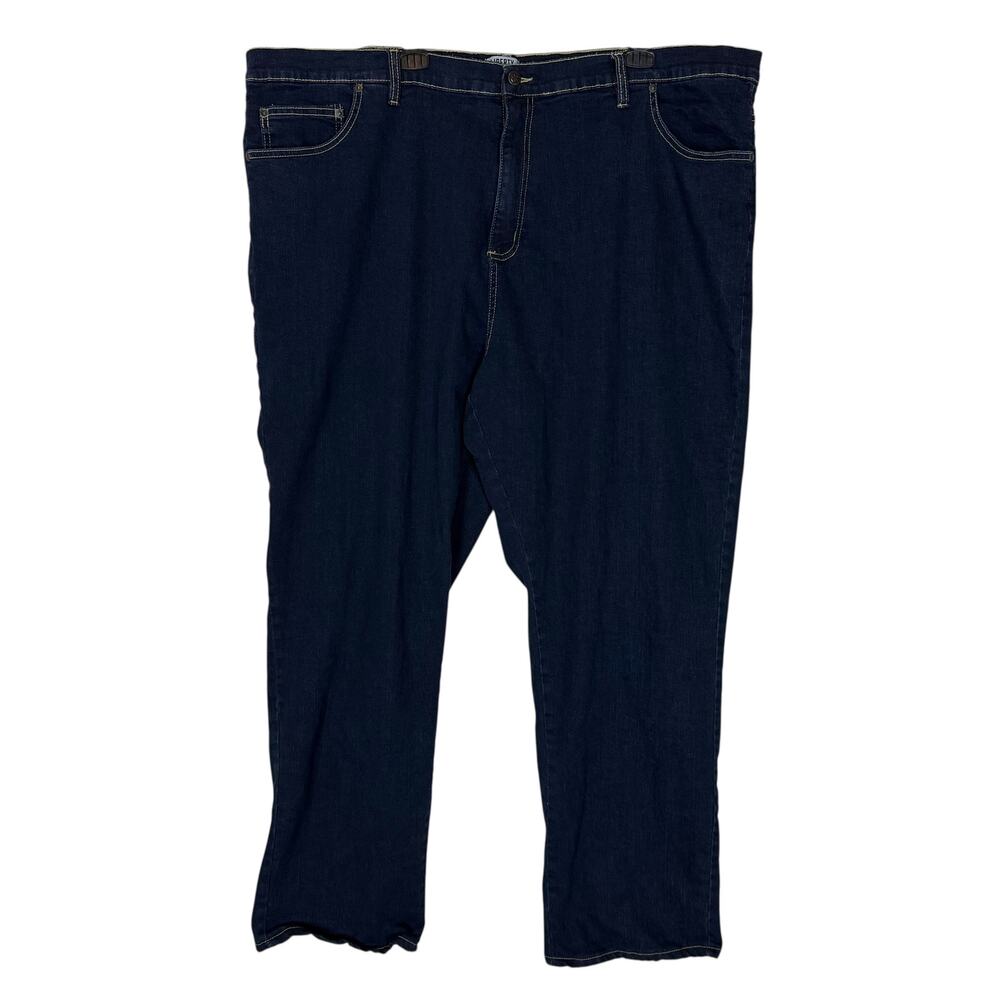 Authentic Liberty Blues Pants Mens 50x38 Blue Cotton Stretch Loose Fit‎ Straight